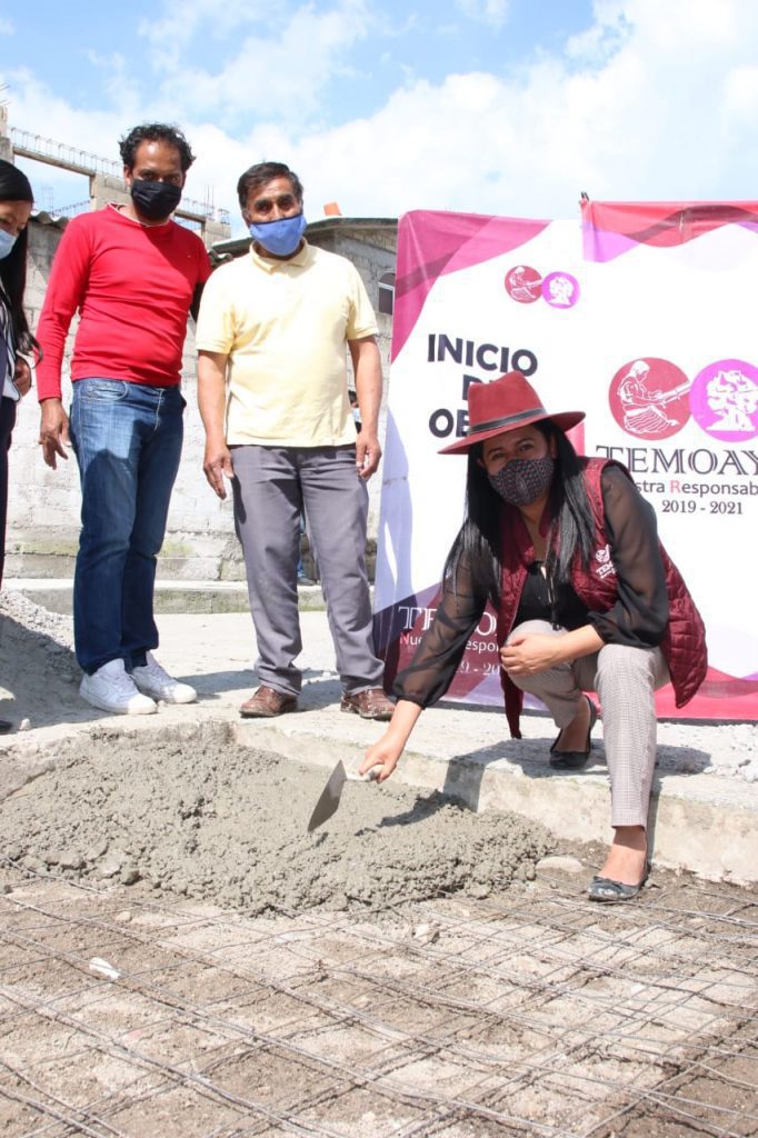 Nelly Rivera, no deja de trabajar en beneficio de los temoayenses