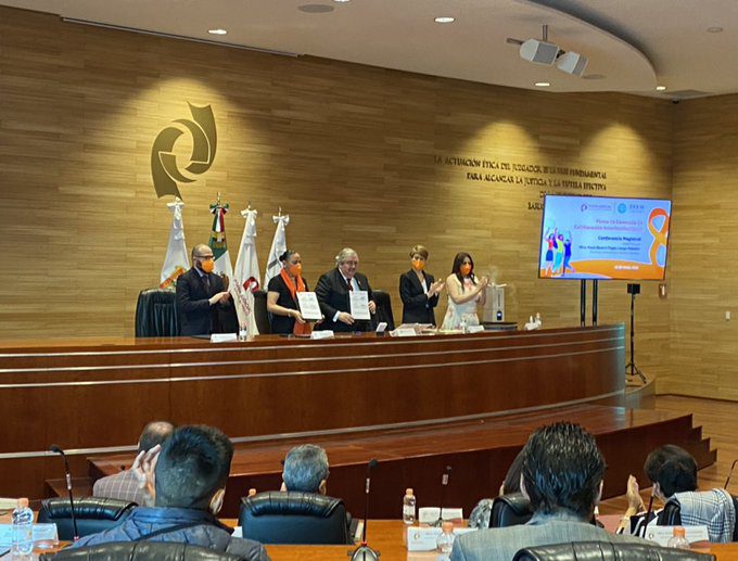 El poder Judicial y el TEEM Firman Convenio de Colaboración interinstitucional