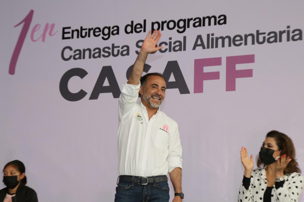 Entrega Fernando Flores 7 mil canastas alimentarias de las 11 mil de primera instancia del programa CASAFF