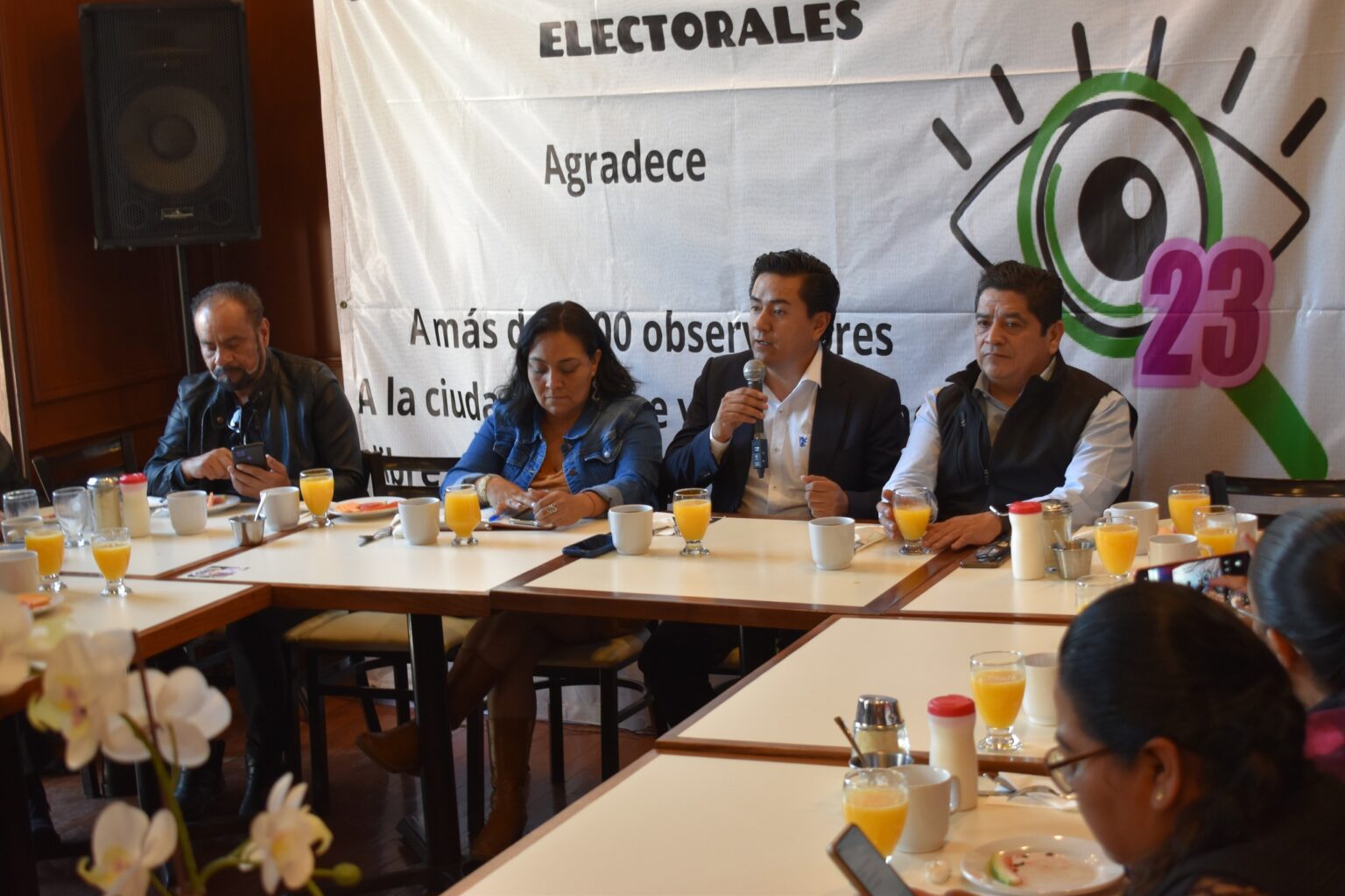 Reyna Alvarez/ Integrantes de la Red Estatal Promotora para la Observación Electoral