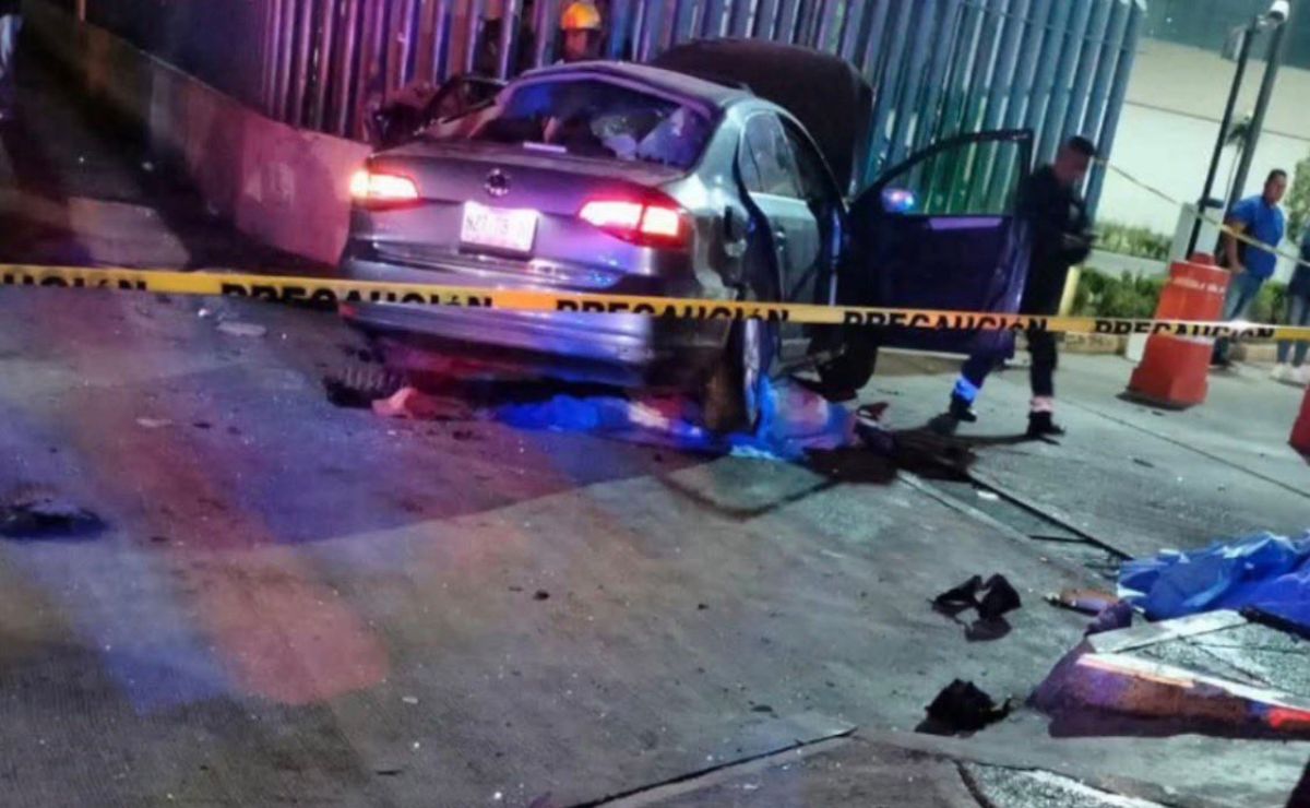 Fatal accidente se registró la madrugada de hoy afuera del hospital IMSS- 200 en Tecamac